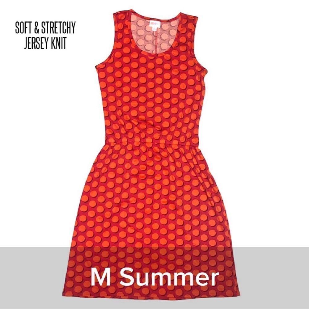 Lularoe Summer Sleeveless Tank Dress - Size Medium